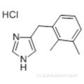 1H-имидазол, 5 - [(2,3-диметилфенил) метил] -, гидрохлорид (1: 1) CAS 90038-01-0